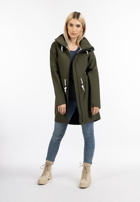 ICEBOUND softshell jas Dames donkere olijf - Image 1