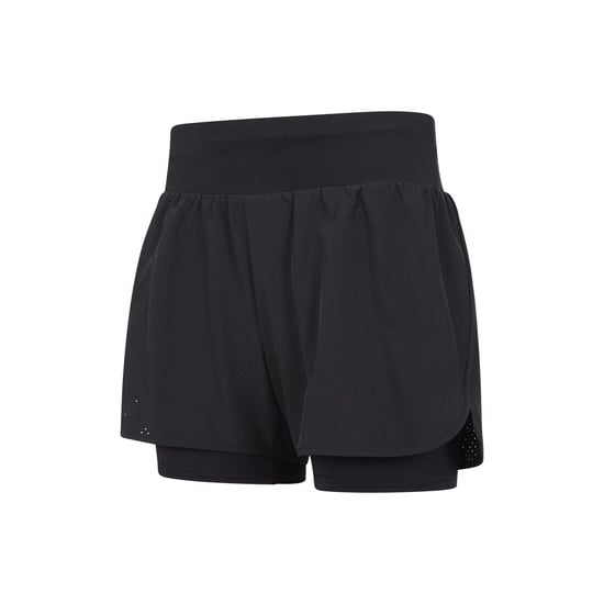 Mountain Warehouse Dames/Dames dubbellaags hardloopshort (Zwart) - Image 4