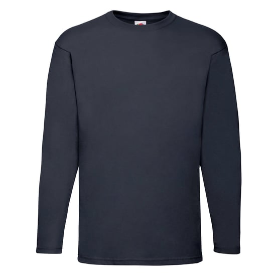 Fruit of the Loom Heren Valueweight T-shirt met lange mouwen (Deep Navy) - Image 1