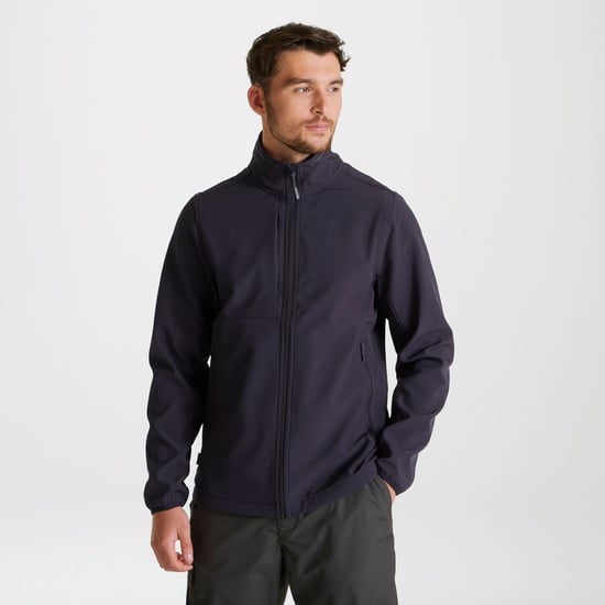 Craghoppers Mens Expert Basecamp Soft Shell Jacket (Dark Navy)