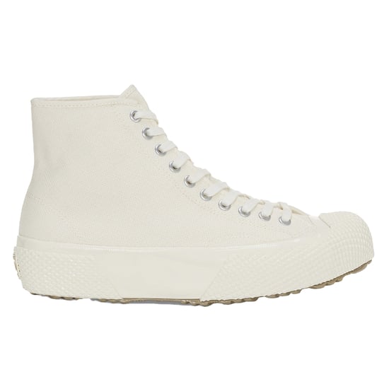 Superga Heren 2435 Milspec Katoen Canvas High Tops (Witte Mastiek) - Image 1