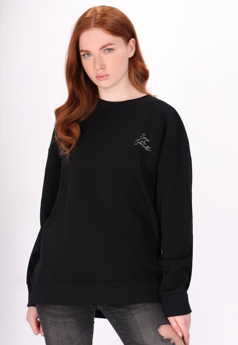 Dreimaster Sweatshirt Dames zwart - Image 3