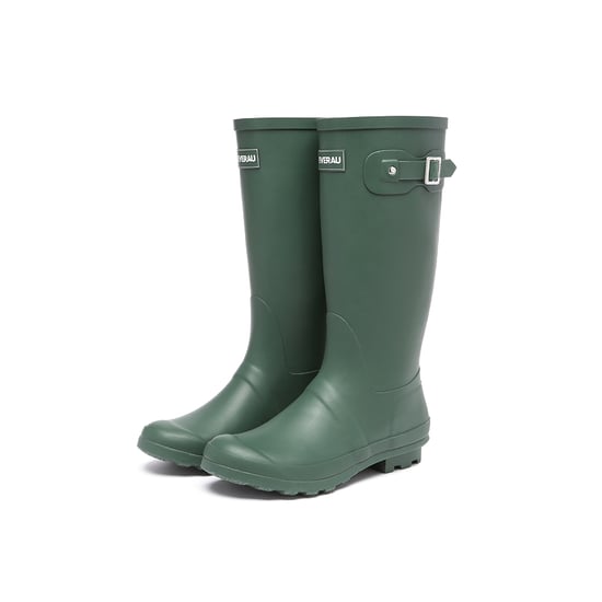 EVER AU Women Goose Tall Gumboots - Olive