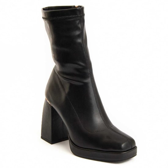 Montevita Heel Ankle Boot Kaliope In Black