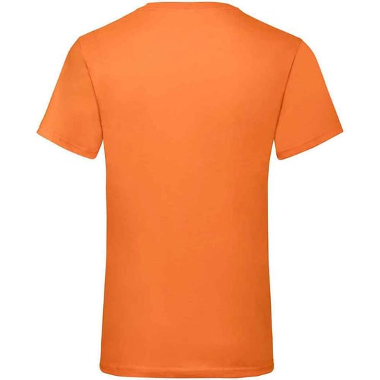 Fruit of the Loom Heren Valueweight V Neck T-shirt (Oranje) - Image 2
