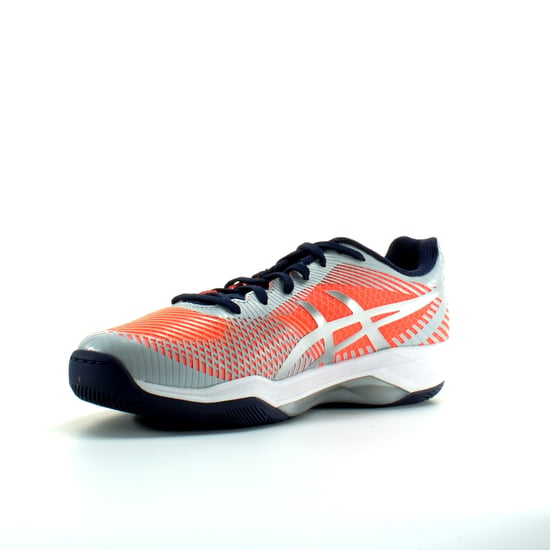 Asics Volley Elite Womens Orange/Grey Trainers