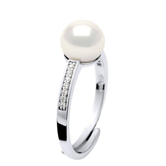 DIADEMA - Ring - Real Freshwater Pearls - White