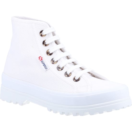 Superga 2341 Alpina Hars Oogjes 100% Katoen Dameslaarzen Wit - Image 1