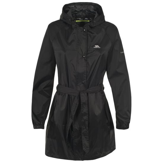 Trespass Womens/Ladies Compac Mac Waterproof Packaway Jacket/Coat (Black)