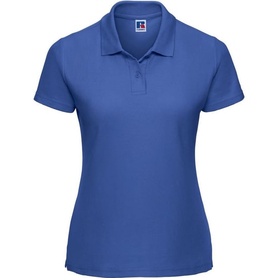 Russell Dames/Dames Klassiek Effen Poloshirt van Polycotton (Helder Koningsblauw) - Image 1