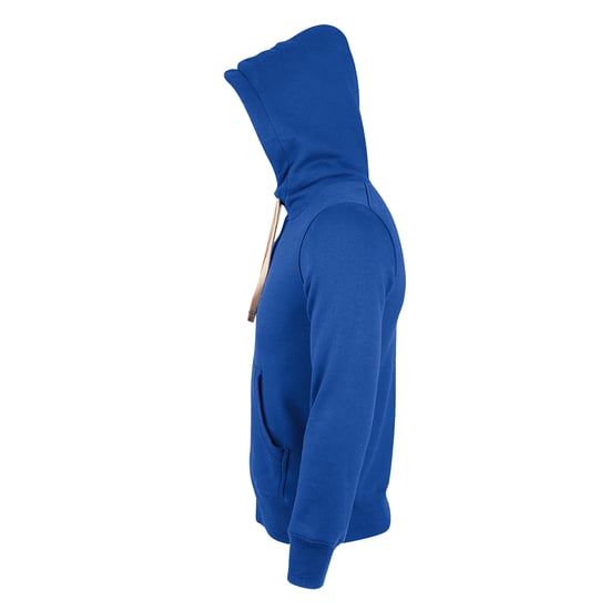 SOLS Sherpa Unisex Zip-Up Hooded Sweatshirt / Hoodie (Koningsblauw) - Image 3