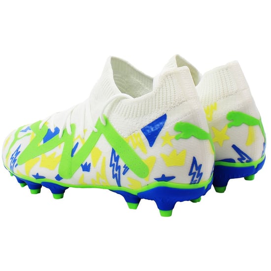 Puma Future Match x Neymar FG/AG Kinder Witte Voetbalschoenen - Image 3
