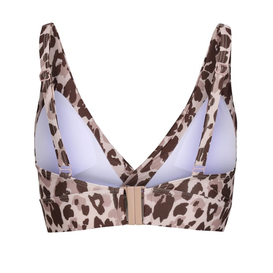 Regatta Womens/Ladies Paloma Leopard Print Bikini Top (Brown/Beige)