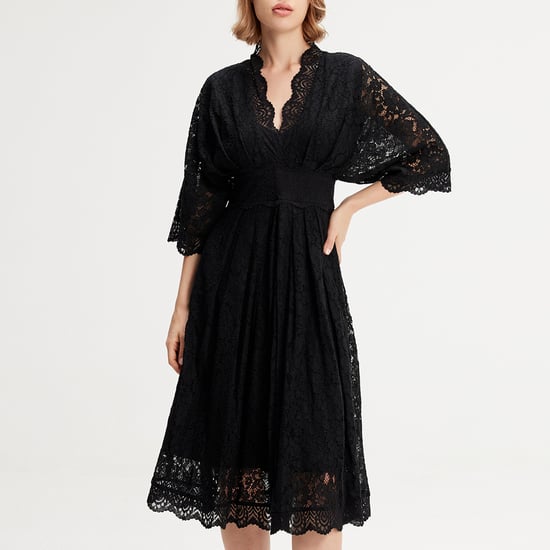 Kimono Sleeves Lace Dress