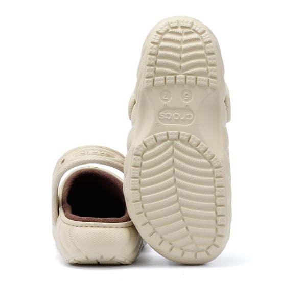 Crocs Classic gevoerde Overpuff damesklompen beige - Image 4