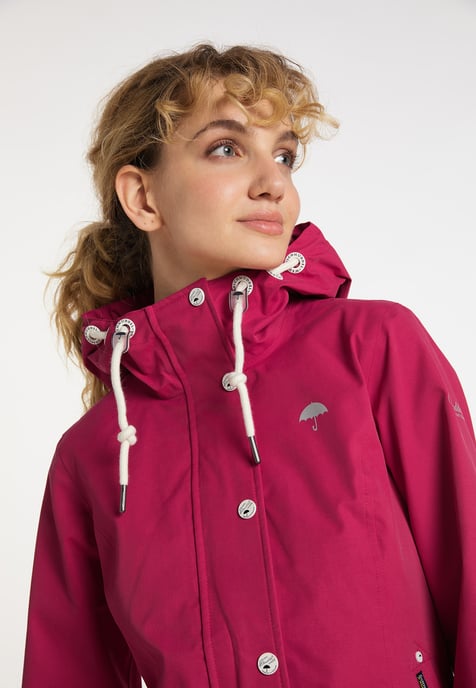Schmuddelwedda Regenjas Dames rood roze - Image 5
