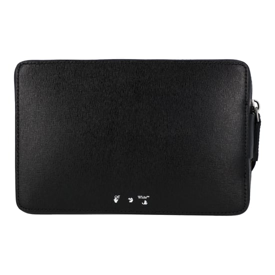 Off White Diagonal Bag In Black & White