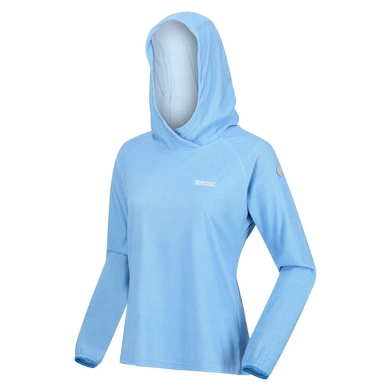 Regatta Dames/dames Montes Lichtgewicht Hoodie (Sonisch blauw/wit) - Image 3