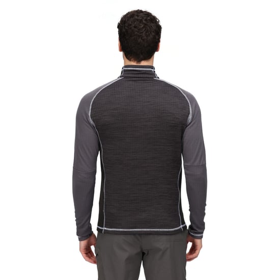 Regatta Mens Hepley Moisture Wicking Half Zip Fleece Jacket