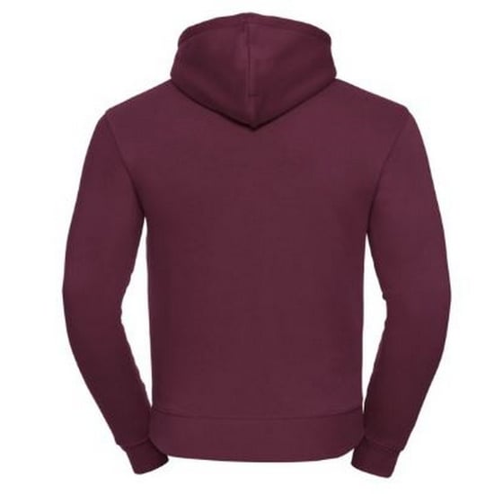 Russell Heren Authentieke Hooded Sweatshirt / Hoodie (Bourgondië) - Image 2