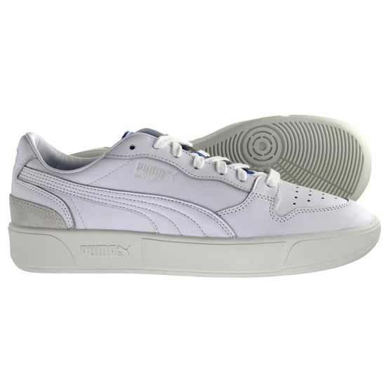 PUMA Skky LX Low R.Dassler Leg COL Lace-Up White Leather Men Trainer 374878 01