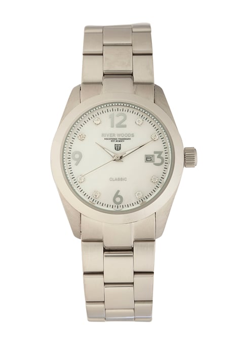 River Woods: Womens Mother Of Pearl Watch