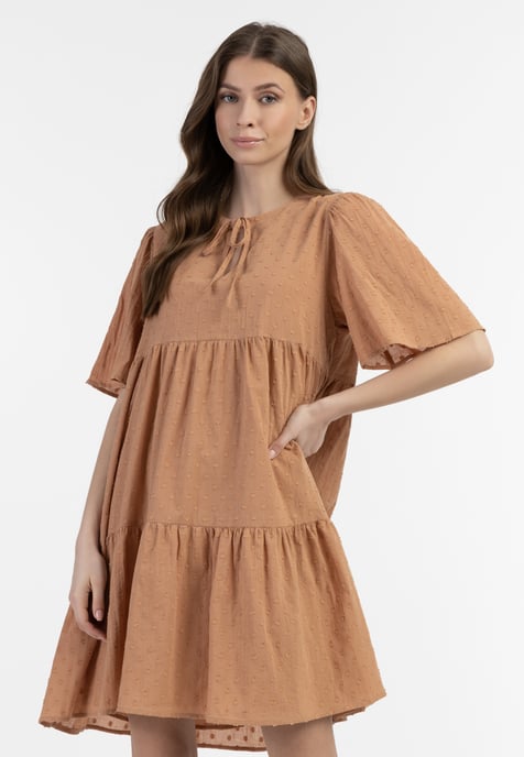Dreimaster Jurk Dames lichte roest - Image 3