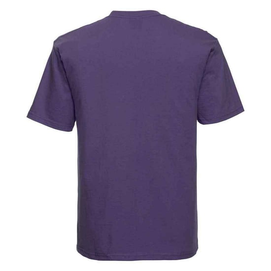 Russell Heren Klassiek Ringspun Katoen T-Shirt (Paars) - Image 2