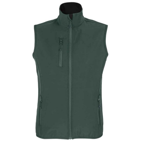 SOLS Dames/dames Falcon Softshell gerecyclede bodywarmer (Bosgroen) - Image 1