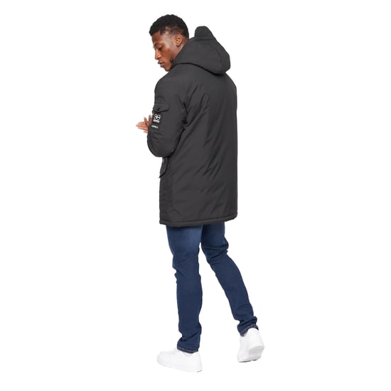 Crosshatch Heren Legender Parka (Zwart) - Image 2