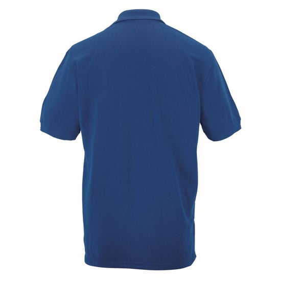 Russell Heren 100% Katoenen Korte Mouw Poloshirt (Helder Koninklijk) - Image 2