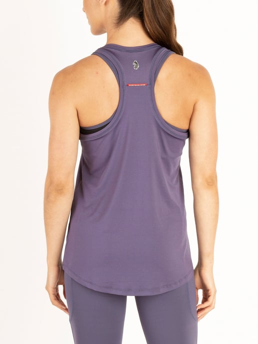 Luke 1977 Womens Row Gym Vest in Purple