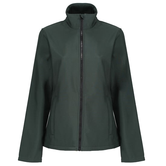 Regatta Standout Womens/Ladies Ablaze Printable Soft Shell Jacket (Dark Spruce/Black)