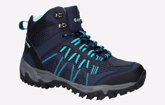 Hi-Tec Jaguar Mid Polyester Dames Wandelschoenen In De Kleur Sky Captain/Navigate - Image 2