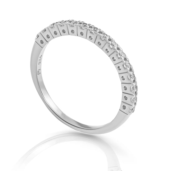 Orphelia 'Claire' Women's 925 Sterling Silver Ring - Silver ZR-7539