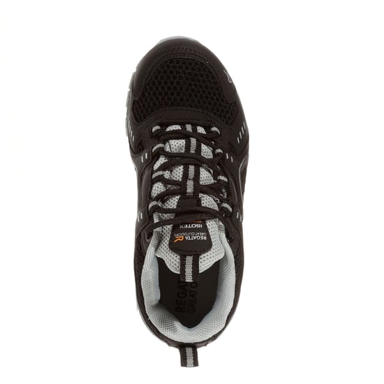 Regatta Childrens/Kids Vendeavour Walking Shoes (Black/Light Steel)