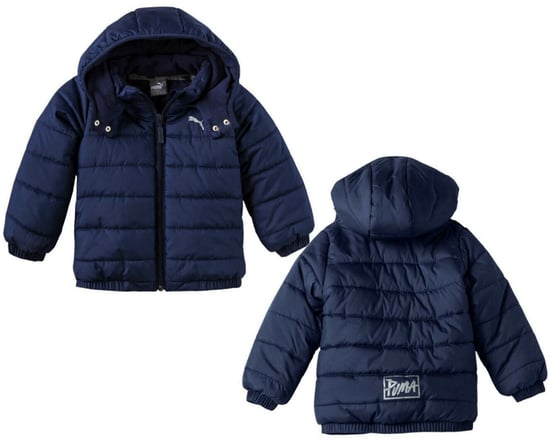 Puma Mini Cat Navy Gewatteerd Kinderjack - Image 1