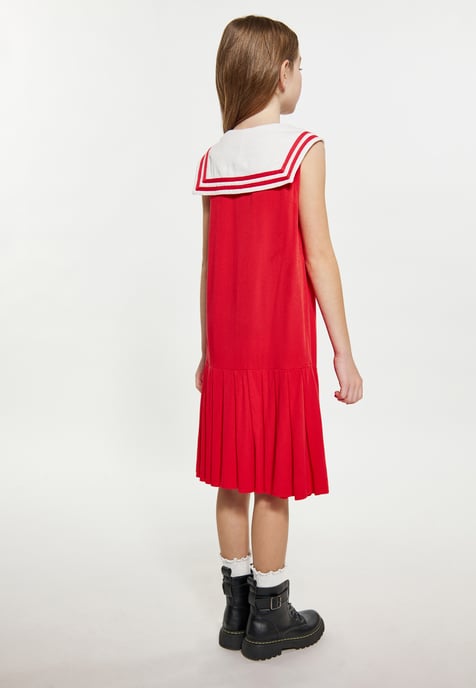 Dreimaster Jurk meisjes (kinderen) rood - Image 4