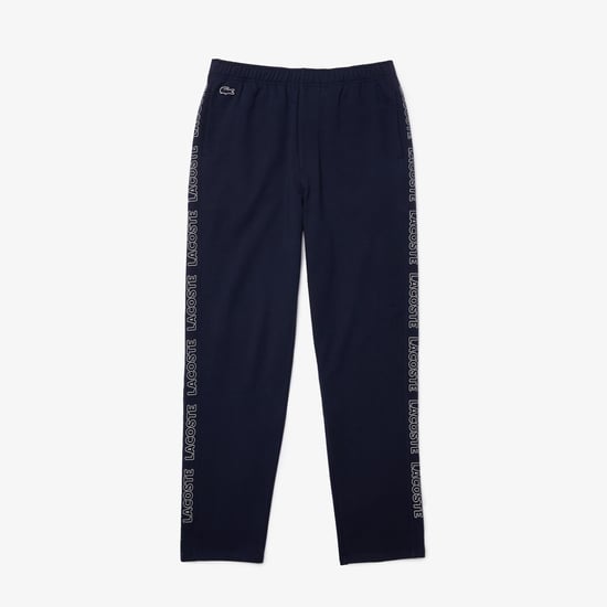 Men's Lacoste Fleece Sweatpants in Navy