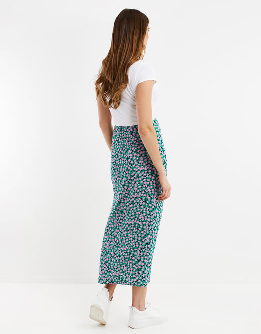 'Taz' Midi Skirt With Split