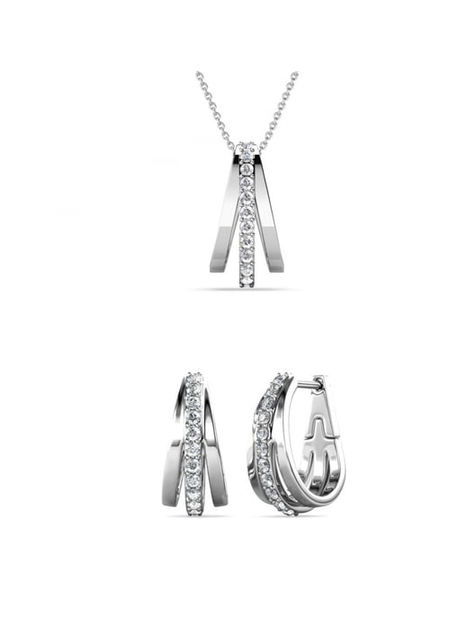 Aurielle Hoop sets - Oostenrijks kristal - Image 1