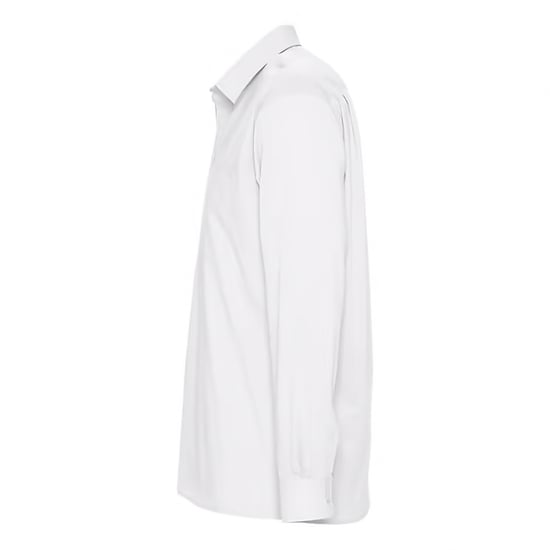 SOLS Heren Baltimore Poplin Overhemd met Lange Mouwen (Wit) - Image 3