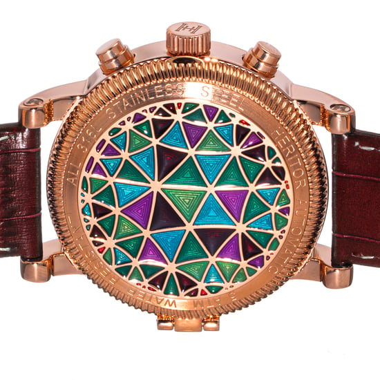 Heritor Automatic Legacy Leather-Band Watch w/Day/Date
