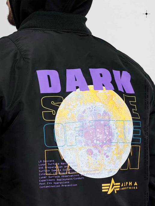 MA-1 VF Vintage Fit Hood Dark Side Bomber Jacket - Image 4