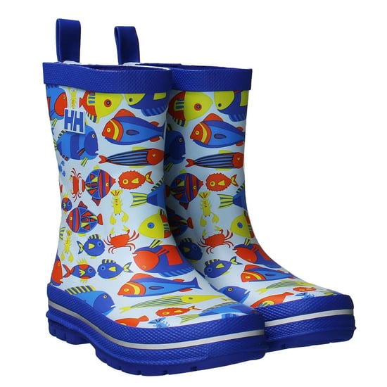 Helly Hansen JR Splash Print Blue Kids Boots
