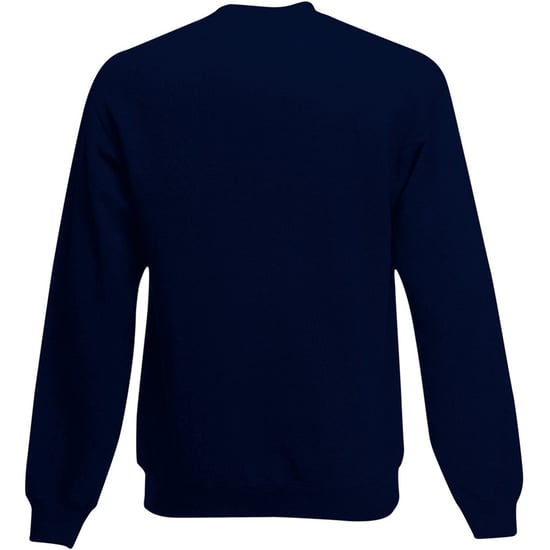 Fruit Of The Loom Heren Set-In Belcoro® garen Sweatshirt (Donker Marine) - Image 2