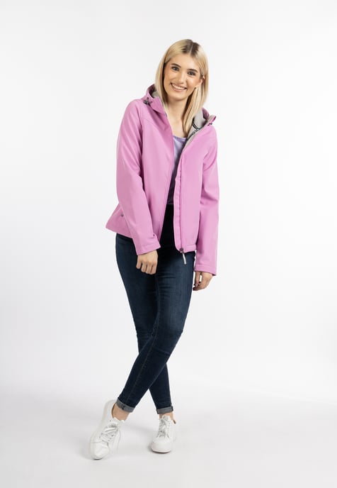 Schmuddelwedda softshell jas Dames SNOEP ROZE-280 - Image 2