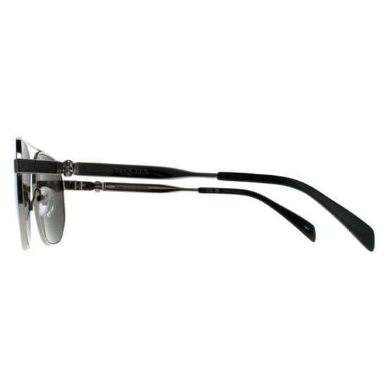 Alexander McQueen Aviator Unisex Silver Green AM0458S