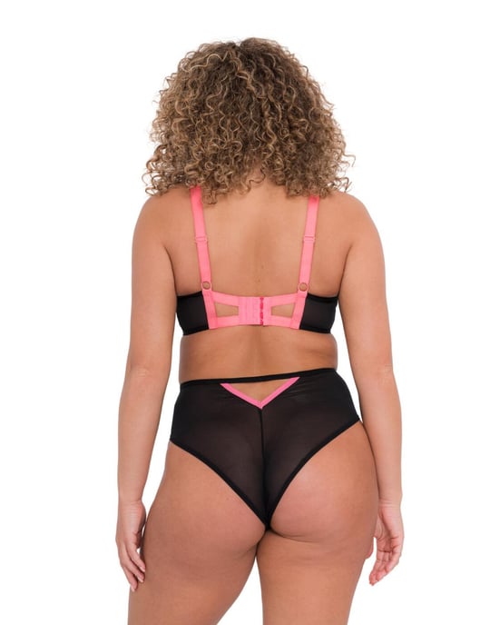 Curvy Kate Elementary Balcony Bra -  Black/Pink