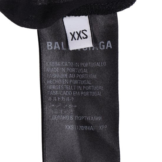Balenciaga Strakke Crewneck Lange Mouwen Top in Grijs Katoen - Image 5